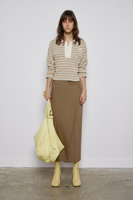 互搭不对称长款半裙 商品图1