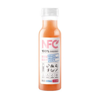 农夫山泉100%纯果汁NFC番石榴(芭乐)混合汁300ml*10瓶饮料礼盒 商品图1