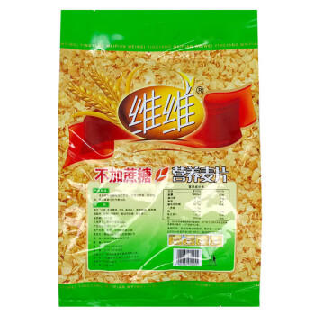 维维无添加蔗糖麦片800g/袋牛奶搭档即食早餐冲饮谷物 商品图2