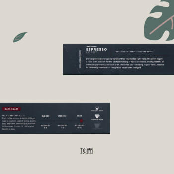 星巴克Nespresso浓遇胶囊咖啡 浓缩烘焙20粒装 深度烘焙黑咖啡【2盒装】 商品图4