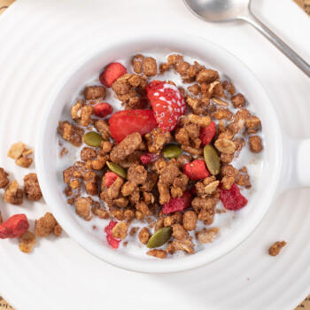 卡乐比（Calbee）即食燕麦片 可可莓水果麦片380g 日本进口非油炸营养早餐代餐零食 商品图4