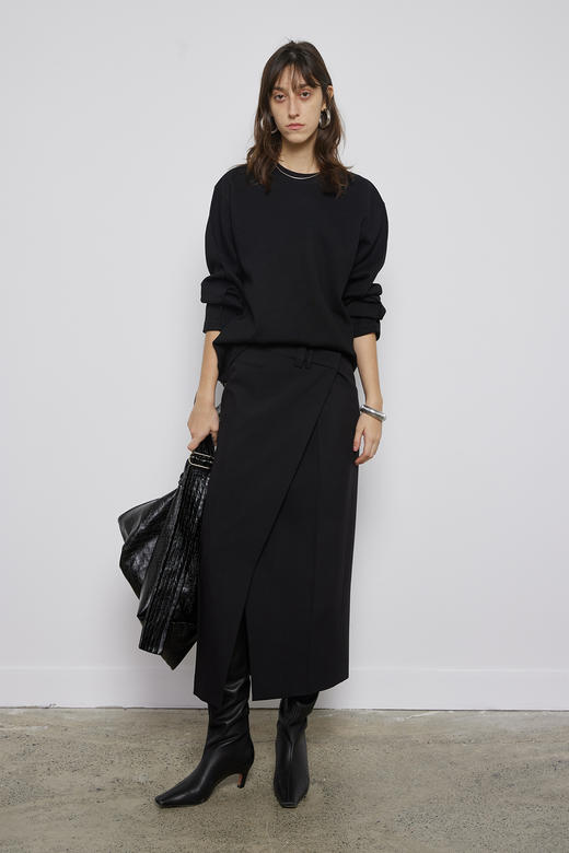 互搭不对称长款半裙 商品图1