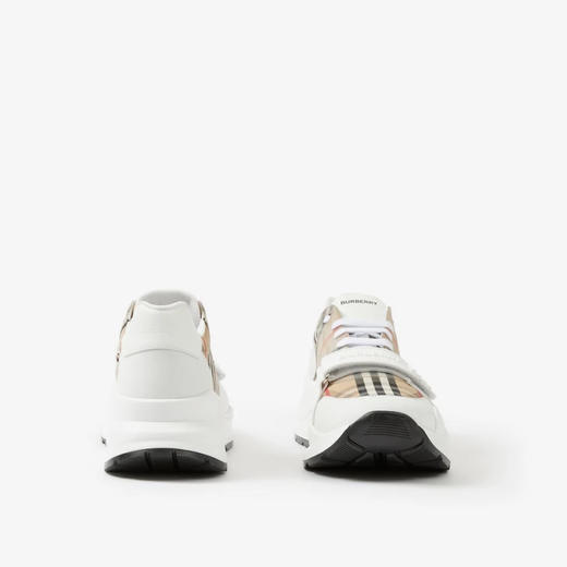 BURBERRY 巴宝莉 男士格纹皮革休闲运动鞋 格子 8070838 A1464 商品图3