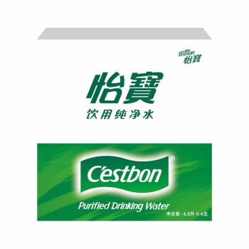 怡宝 饮用水 纯净水4.5L*4桶装水 华润怡宝出品 饮用水4.5L*4桶装水（10箱装） 商品图0