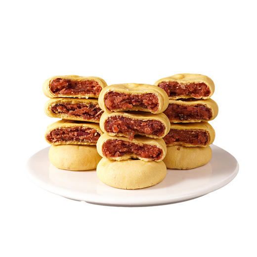 【超值120包装！云南传统玫瑰饼】小吃糕点心，休闲零食，营养早餐鲜花饼健康 商品图3