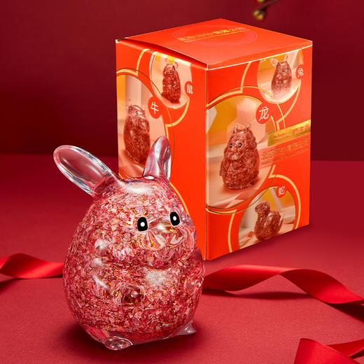 【碎钞兔财主】萌兔碎钞摆件礼品礼物生肖兔树脂伴手礼 商品图2