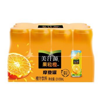 可口可乐（Coca-Cola）美汁源 Minute Maid 果粒橙 橙汁果汁饮料 310ml*12瓶 整箱装 商品图0