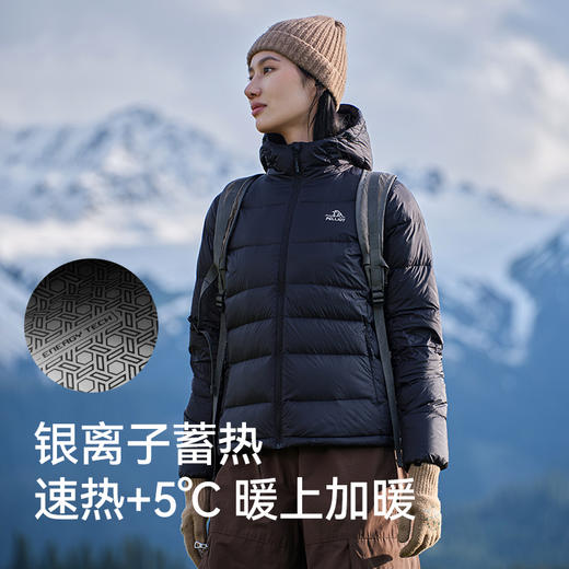 伯希和800蓬鹅绒羽绒服女2023秋冬户外防风保暖外套滑雪登山服男112340804 商品图1