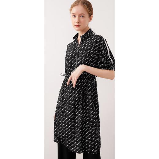 3楼珍贝桑蚕丝印花连衣裙 商品图0