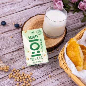 统一诚实豆原味豆奶 250ml*16盒整箱装(新老包装随机发货） 商品图4