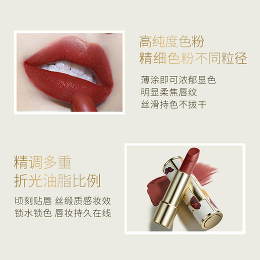 【供货市场】ZEESEA滋色秘境繁花丝缎唇膏口红 商品图2