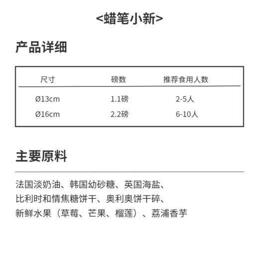 蜡笔小新 | 糕匠 商品图3