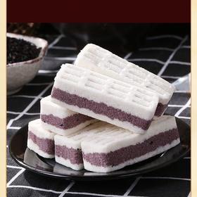 紫薯黑米芡实糕无蔗糖传统古早味糕点