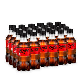 可口可乐 零度 Zero 无糖汽水碳酸饮料 300ml*24瓶 整箱装