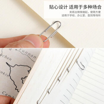 天章 （TANGO）【超值低价】3#29mm镀镍回形针 200枚/筒 金属防锈曲别针 资料收纳整理 办公室文具用品 开学必备 商品图1