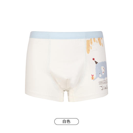 都市丽人眯雅佳棉质男童平角内裤儿童内裤新年本命年红品JK3B07 商品图7