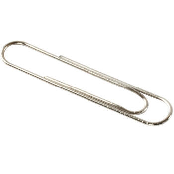 齐心(Comix)回形针/曲别针 镀镍金属 3#150枚 B3508 商品图3