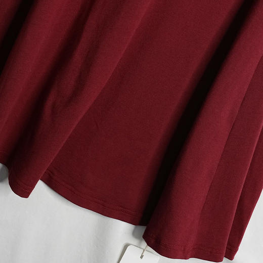 VIVIAN LIU QR2337402 夏新款女装舒适感圆领收腰半袖针织连衣裙 商品图4