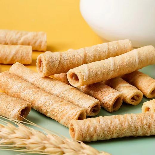 「9.9元包邮！榴莲忘返」壹得利榴莲味蛋卷 酥脆猫山王网红办公室休闲零食 商品图1