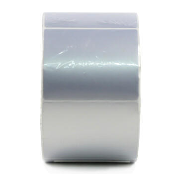 得印哑银PET标签纸60mm*40mm*1000枚单排亚银不干胶条码打印纸防水pet贴纸三防固定资产设备标签 商品图0