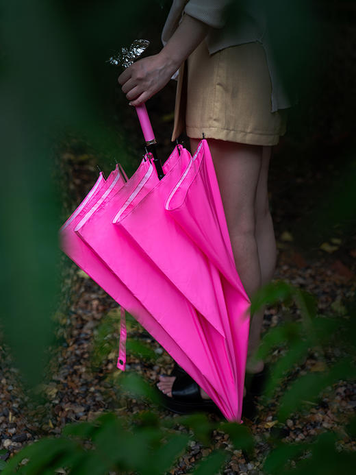 稀奇艺术《不伞》粉色遮阳晴雨两用大号雨伞折叠防紫外线商务伞 商品图1