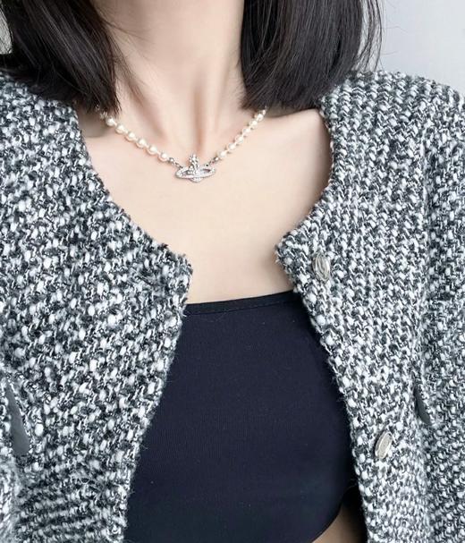 七夕礼物！送女友！！Viv*enne We*twood西太后珍珠锁骨项链 + 珍珠手链 商品图1