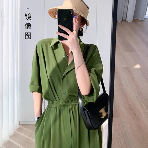 裁缝学苑AS81 落肩中袖衬衫纸样阔腿裤套装衬衣裤子打版裁剪样板 商品图3