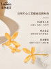 【Leysen莱绅通灵】A2F丨传世金秘境 999足金黄金钻石耳钉(货号:MJ12218ER) 商品缩略图2