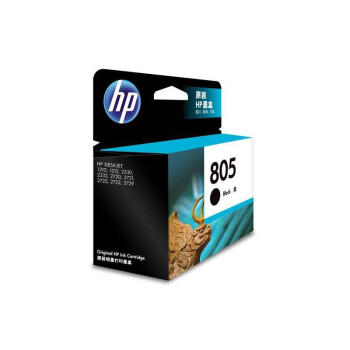 惠普（HP）805原装黑色墨盒 适用hp deskjet 1210/1212/2330/2332/2720/2729/2722打印机 商品图0