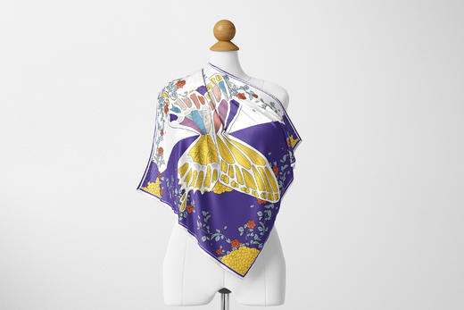 蝶恋花 丝巾逗好文创 商品图1