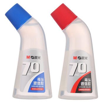 晨光(M&G)文具70ml高粘度弯头液体胶液体胶水 开学必备学生手工黏胶 办公用品 单个装颜色随机AWG97034 商品图0