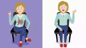 错误坐姿让脊椎负重400斤？5张动图为您揭秘！