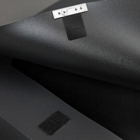 得力(deli)10只55mmA4塑料文件盒 加厚文件盒 桌面考试收纳  财会用品33202黑色