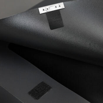 得力(deli)10只55mmA4塑料文件盒 加厚文件盒 桌面考试收纳  财会用品33202黑色 商品图0