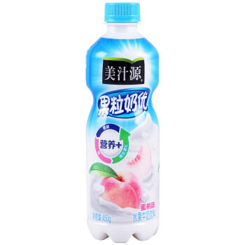 可口可乐（Coca-Cola）美汁源 Minute Maid 果粒奶优饮料 蜜桃味  450g*15瓶 商品图0