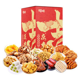 百草味坚果礼盒休闲干果零食干果组合大礼包吉庆有余礼盒2287g 企业团购