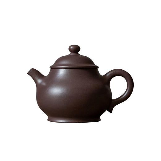 茶香记 紫罗兰泥 潘壶 泥料细腻 敦实圆润 出水成线 文人紫砂壶 商品图4