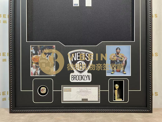 收藏系列 欧文 篮网队11号黑色 亲笔签名球衣 商品图3