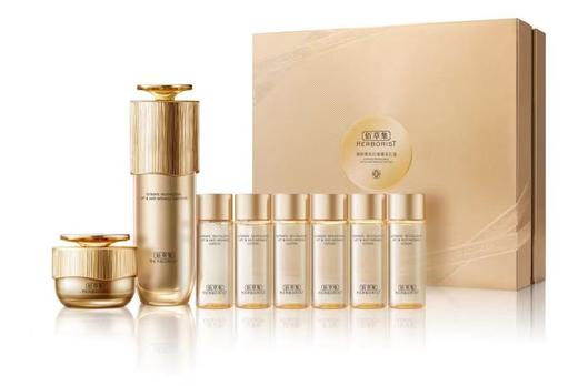 御龄紧致抗皱臻宠礼盒，含:乳液100ml+眼霜15g+菁华水30mlx6瓶 商品图0