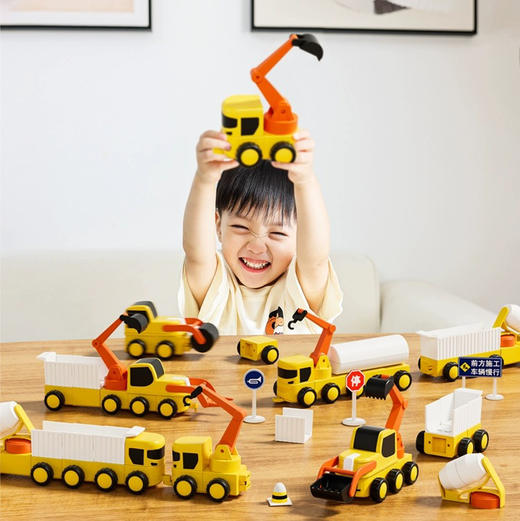 酷彼伴MAG-1988火星团队系列-工程车家庭款 商品图5