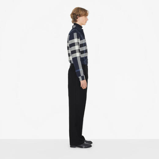 BURBERRY 巴宝莉 男士格纹棉质长袖衬衫 格子 8071536 B3421 商品图2