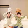 【儿童A类纯棉保暖内衣】秋冬日韩版新款 大中小童男女童家居提花秋衣秋裤 商品缩略图3