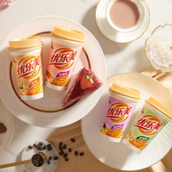 优乐美椰果奶茶 80g*16杯礼盒箱装 早餐代餐下午茶速溶冲调饮料 商品图2