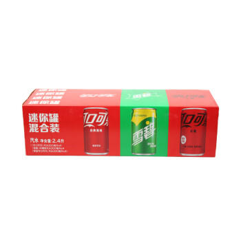 Coca-Cola 汽水饮料 可乐*4+雪碧*4+零度可乐*4 200ml*12罐 迷你罐 商品图5