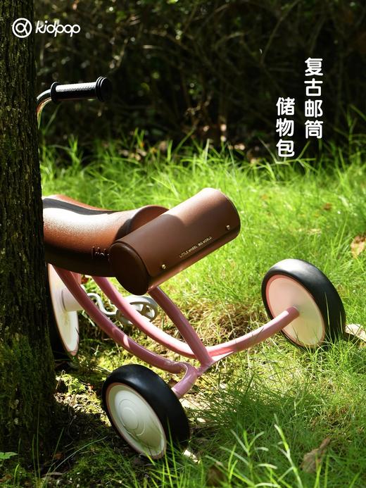 9楼母婴生活馆  Kidpop精灵faily复古儿童三轮车脚踏车2-4岁宝宝车玩具车 吊牌价：619元 活动价：519元 商品图3