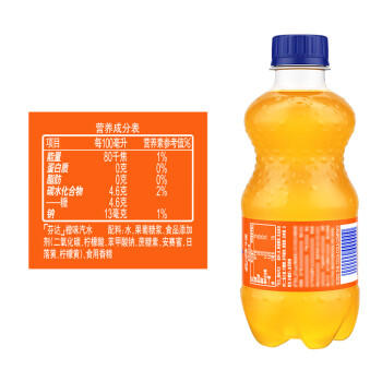 可口可乐（Coca-Cola）芬达 Fanta 高考季 橙味汽水碳酸饮料300ml*12瓶 高分必达 商品图0