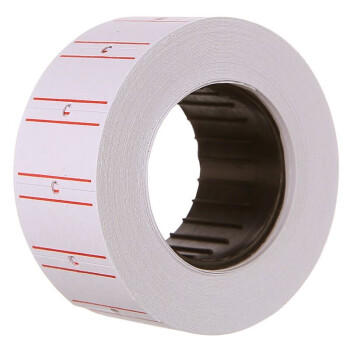 天章 （TANGO）通用单排标价纸21.5*12mm 600张/卷 10卷/筒 打码纸价签纸打价纸 价格标签贴纸打码机标签纸 商品图2