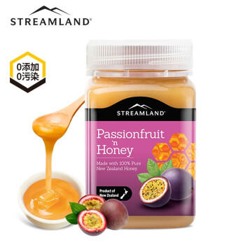 百香果蜂蜜500g+柠檬蜂蜜500g两瓶组合装 新西兰进口天然纯蜂蜜 可做蜂蜜柚子茶柠檬茶 商品图4