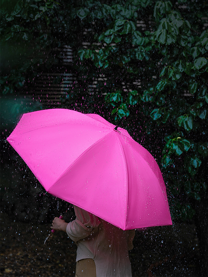 稀奇艺术《不伞》粉色遮阳晴雨两用大号雨伞折叠防紫外线商务伞