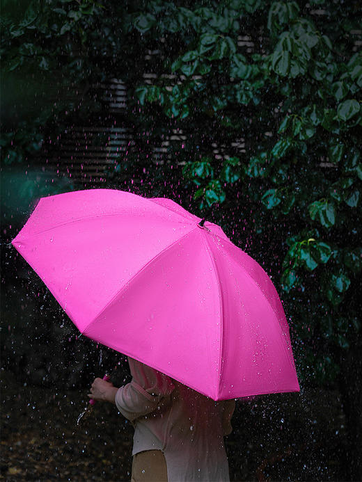 稀奇艺术《不伞》粉色遮阳晴雨两用大号雨伞折叠防紫外线商务伞 商品图0